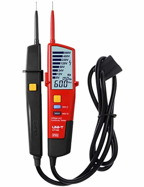 Uni-T UT18D LCD Voltage And Continuity Tester - Image 2