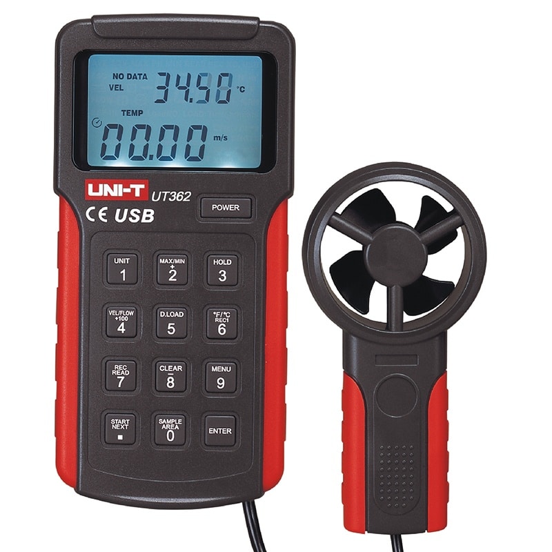 Uni-T UT362 Professional Anemometer Wind Speed Meter