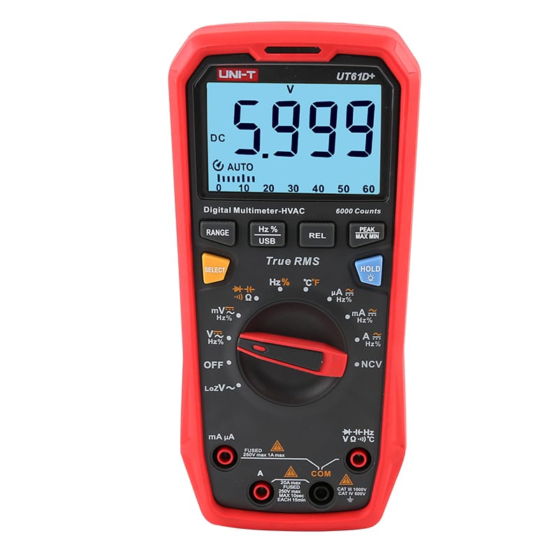 Uni-T UT61D 1000V True RMS Digital Multimeter