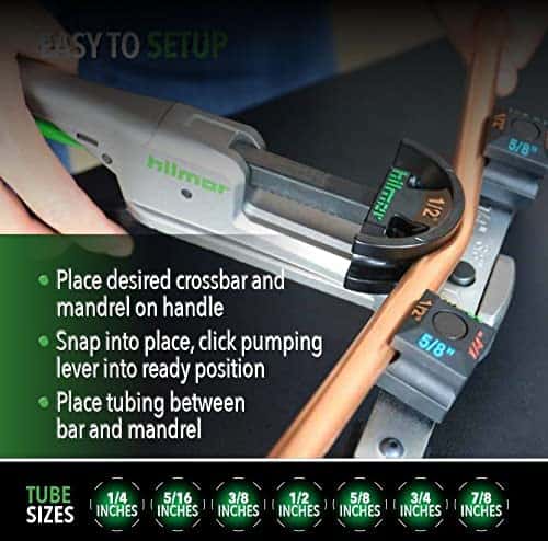 Hilmor 1839032 Compact Bender Kit 1/4" To 7/8" 3