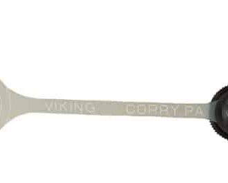 C&D CD2215 1/4" Flare Black Nylon Cap w/ Retainer Strap