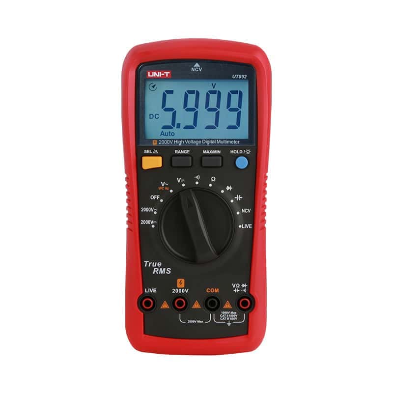 Uni-T UT892 2000V AC DC High Voltage Digital Multimeter