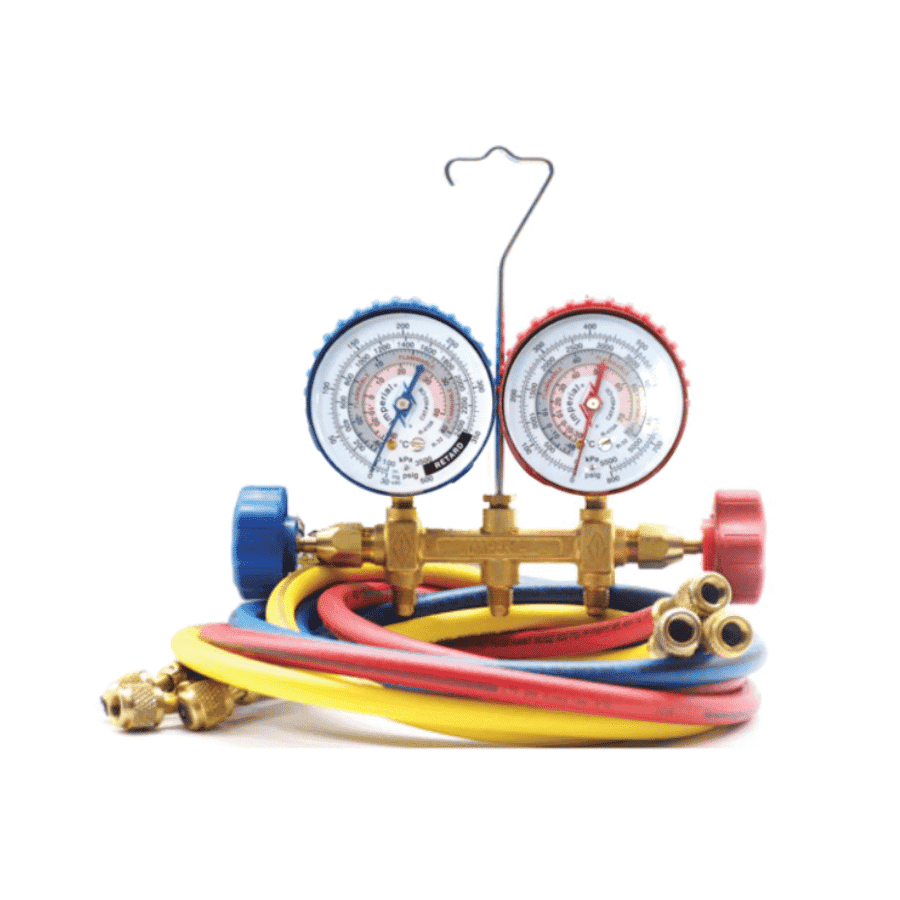 Imperial 453C 2 Valve Brass Manifold R410A R32