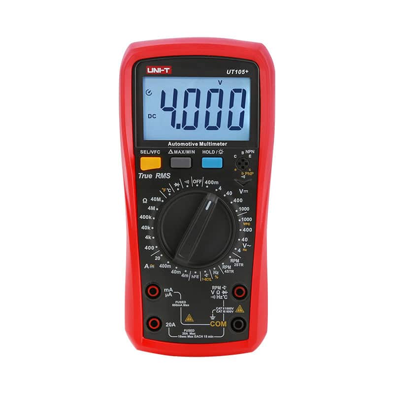 Uni-t UT105+ Handheld Automotive Multipurpose Meter