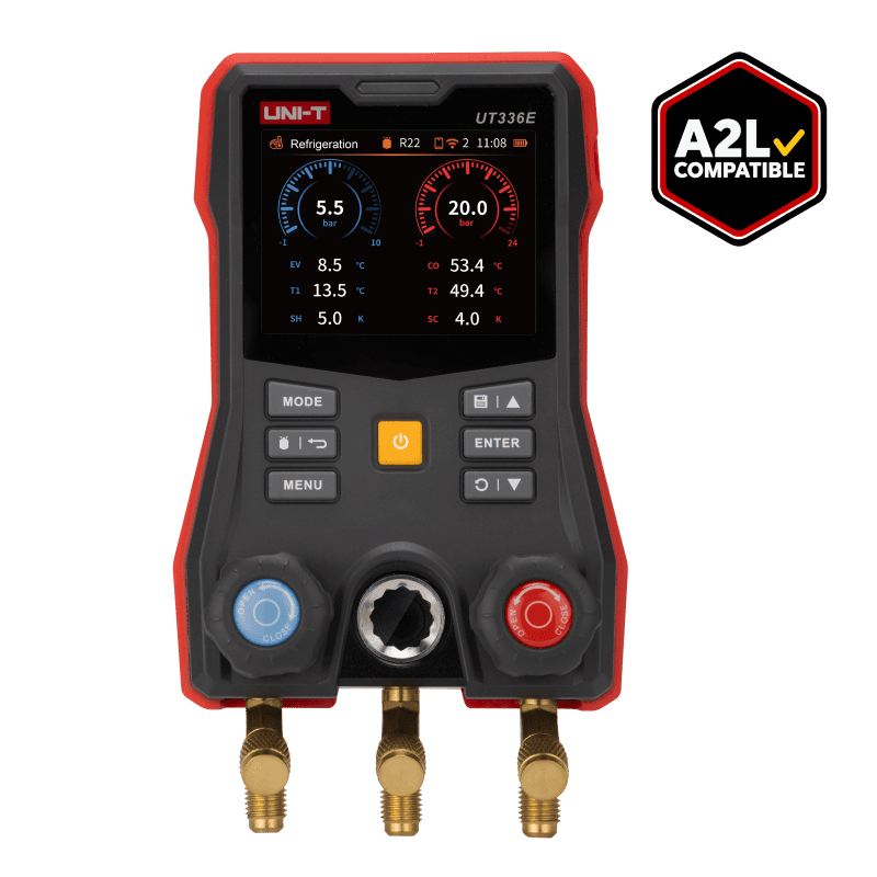 Uni-T UT336E KIT Digital Manifold Gauge with Wireless Temperature Clamps - Image 5