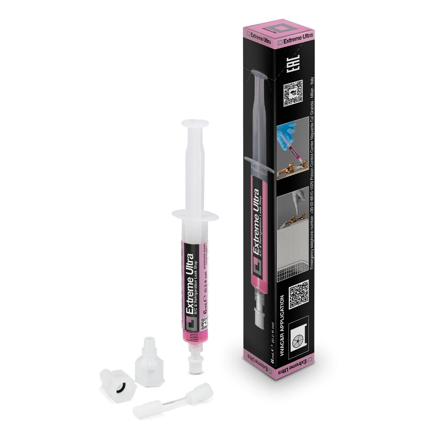 Errecom Extreme Ultra 6ml Carton (Auto R134A R1234YF Coupler)