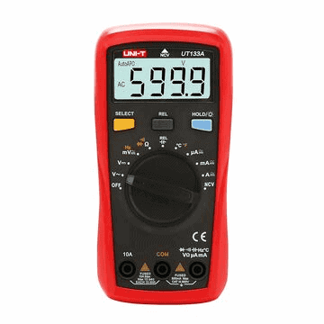 Uni-T UT133A Palm Size Digital Multimeter (Auto Range)