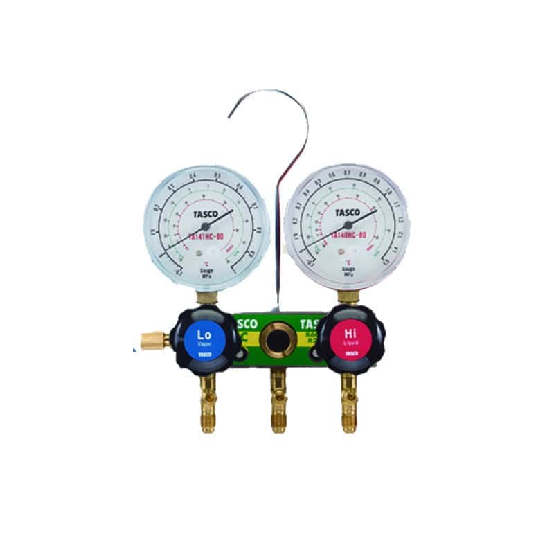 TASCO TA127 R600a / R290 Refrigerant Gauge Manifold Kits