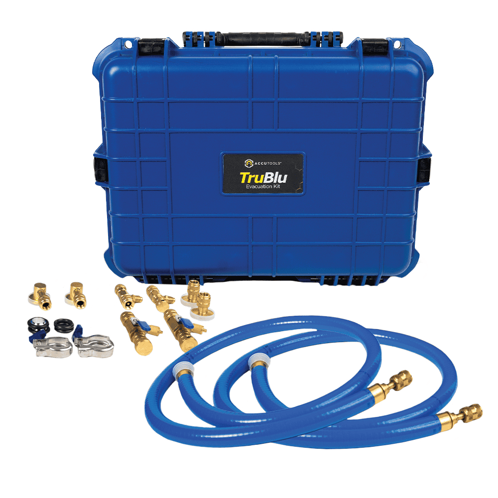 Accutools TruBlu Advanced XLF Evac Kit 3/8 Fixed-End